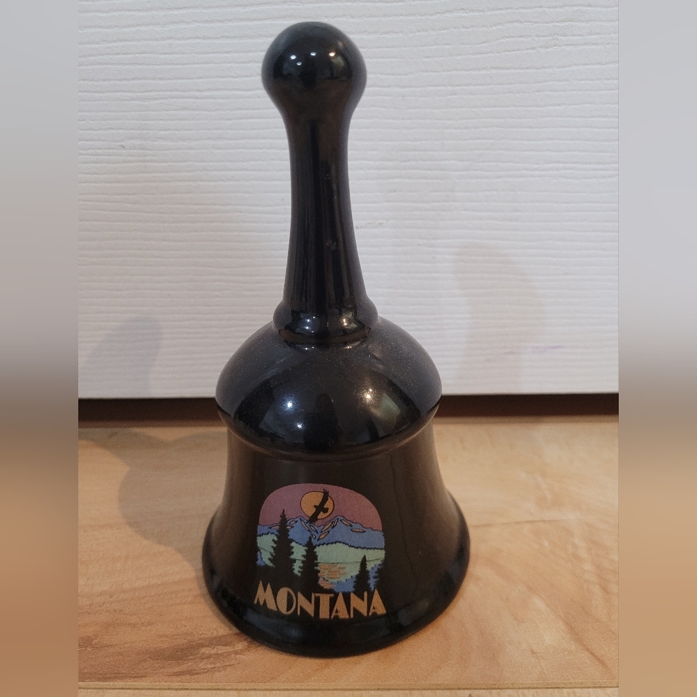 Black Montana Souvenir Bell